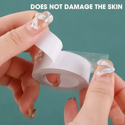 Double-Sided Fashion Tape – Clear, Travel-Ready Roll for Dresses & Tops - The Dock Drop