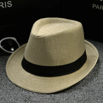Men’s Lightweight Fedora Hat – Summer Cruise & Beach Style<