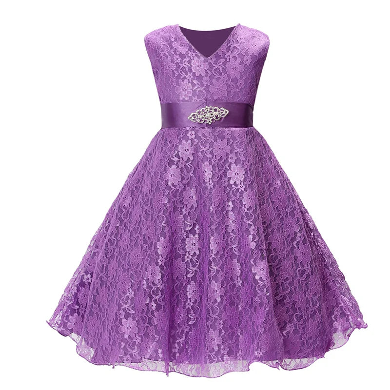Princess Petal Layered Tulle Dress