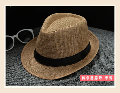 Men’s Lightweight Fedora Hat – Summer Cruise & Beach Style<