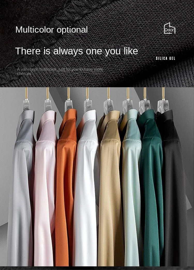 Men’s Wrinkle-Resistant Dress Shirt – Long Sleeve Button Down