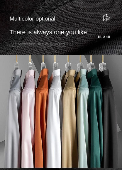 Men’s Wrinkle-Resistant Dress Shirt – Long Sleeve Button Down