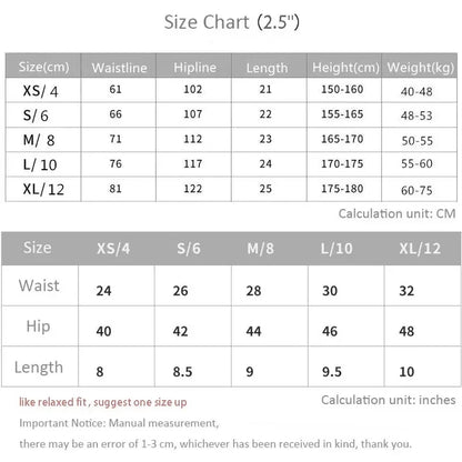 Women’s Quick-Dry Athletic Shorts – High Waist, Zipper Pockets