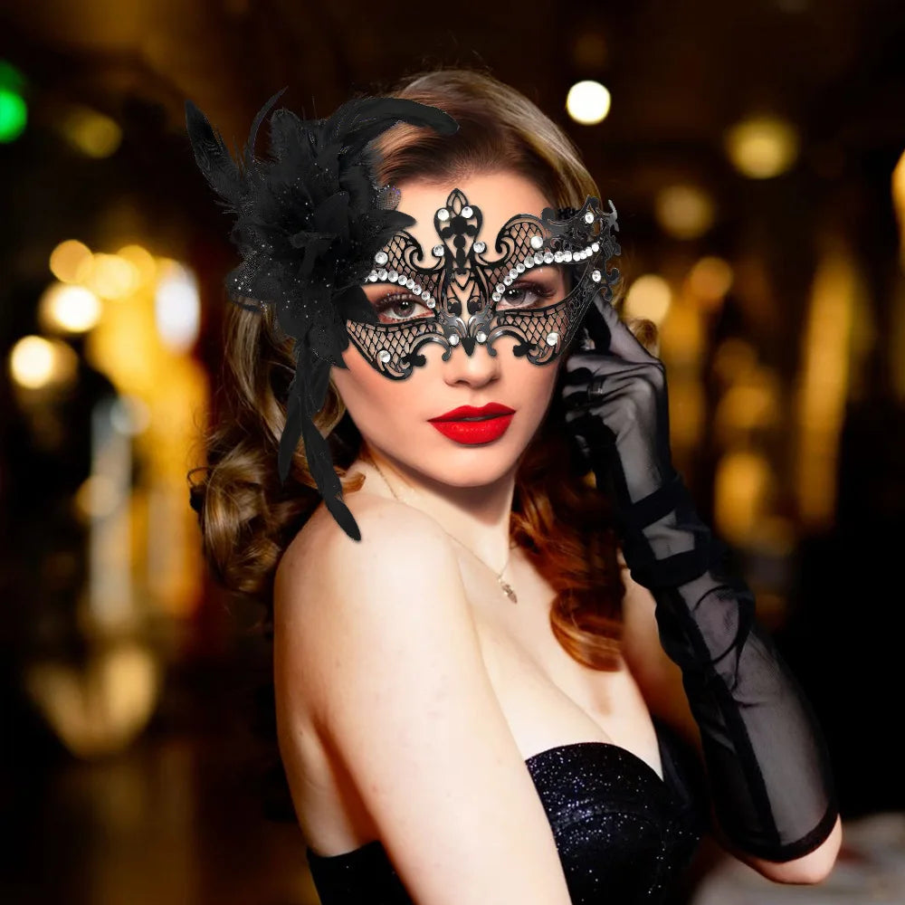 Black Lace Masquerade Mask