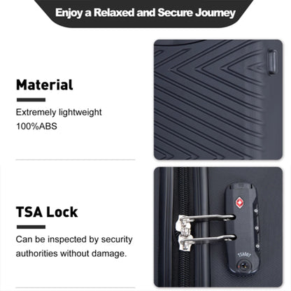 4-Piece Hardshell Spinner Luggage Set with TSA Locks