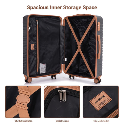 6-Piece Hardshell Spinner Luggage Set with TSA Locks