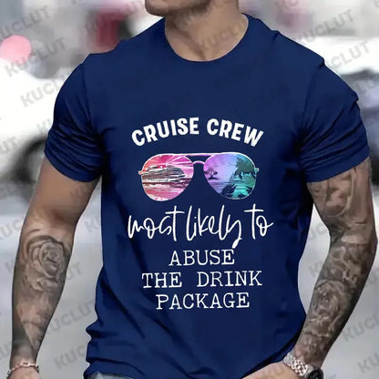 Unisex Cruise Crew Graphic T-Shirt – Vacation Party Tee