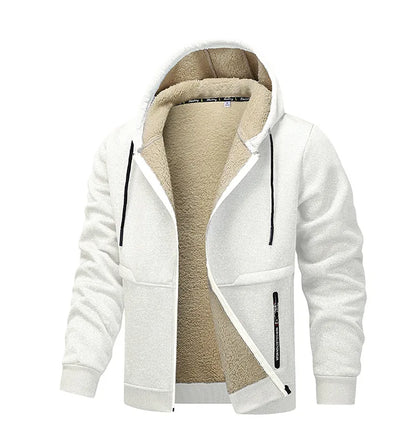Men’s Sherpa-Lined Zip Hoodie