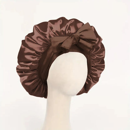 Women’s Adjustable Satin Sleep Bonnet – Tie Band