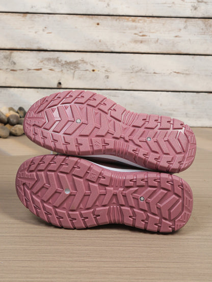 Women’s Lightweight Patchwork Lace-Up Sneakers – Casual Travel Walking Shoes
