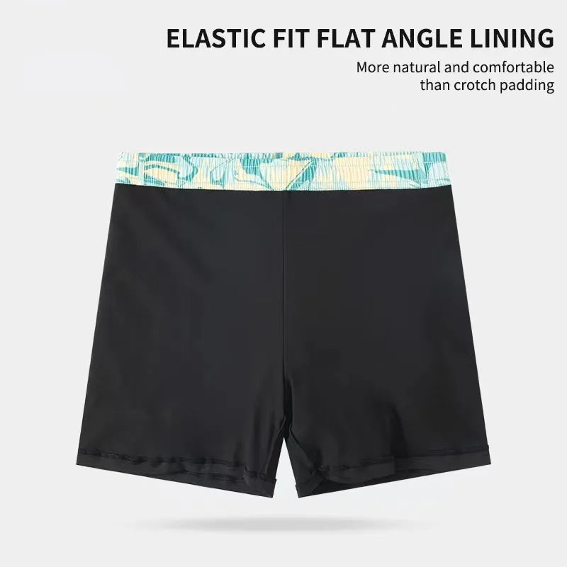 Men’s Double-Layer Swim Trunks