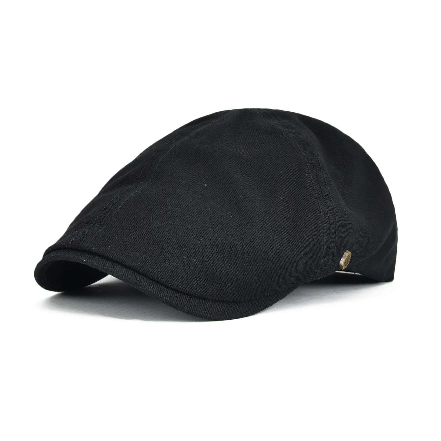Men’s Washed Cotton Flat Cap – Lightweight Casual Style