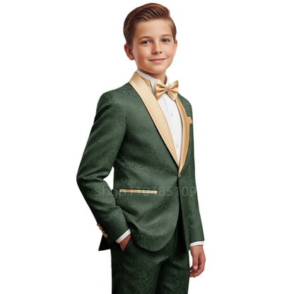Boys' Jacquard 2-Piece Formal Suit