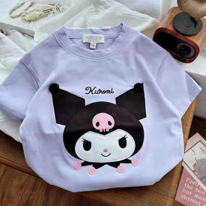 Kids’ Cartoon Cotton Tee – Breathable Summer Top