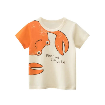 Kids' Cotton Graphic T-Shirt – Summer Adventure Collection