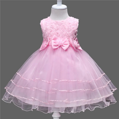 Princess Petal Layered Tulle Dress