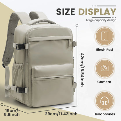 Vacuum Compression Travel Backpack – Expandable Carry-On, 20–35L