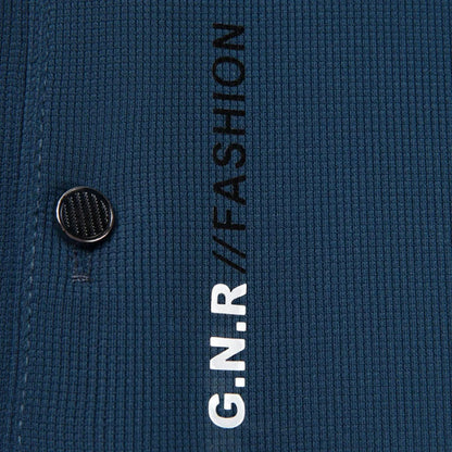 Men’s Short Sleeve Solid Polo Shirt – Breathable Stretch Knit, Casual Business Fit