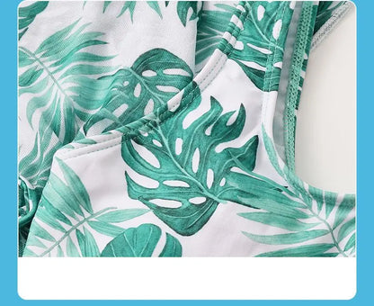 Girls 3-Piece Swimsuit Set — Bikini, Briefs and Cover-Up