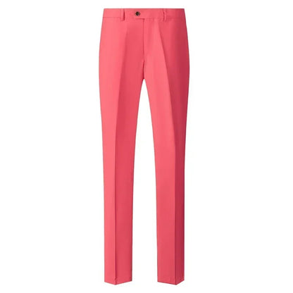Solid Formal Tailored Suit Trousers