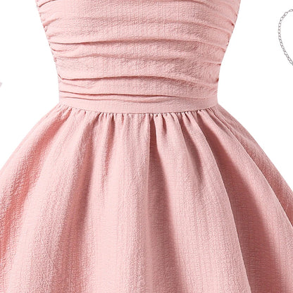 Girls’ Tiered Sling Dress – Sleeveless, Stretch Waist (8Y–12Y)