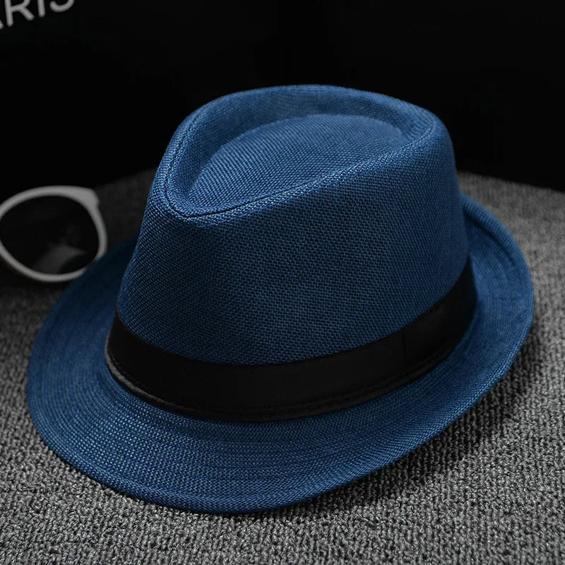 Men’s Lightweight Fedora Hat – Summer Cruise & Beach Style<