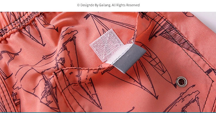 Kids’ Quick-Dry Swim Shorts – Drawstring, Elastic Waist