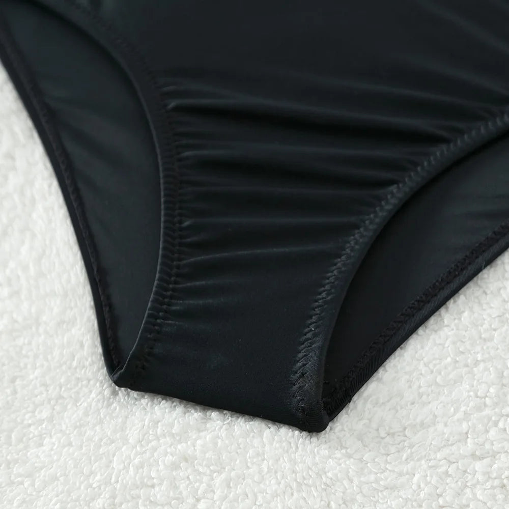 Girls’ Leopard Tankini Set – 2-Piece Swimwear, Adjustable Straps