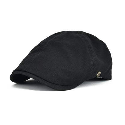 Men’s Washed Cotton Flat Cap – Lightweight Casual Style