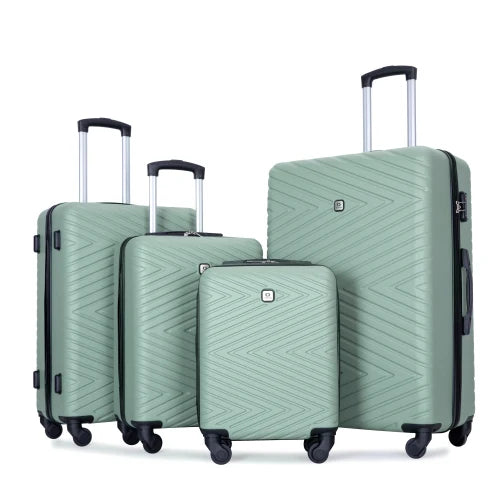 4-Piece Hardshell Spinner Luggage Set with TSA Locks
