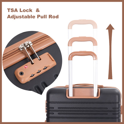 6-Piece Hardshell Spinner Luggage Set with TSA Locks