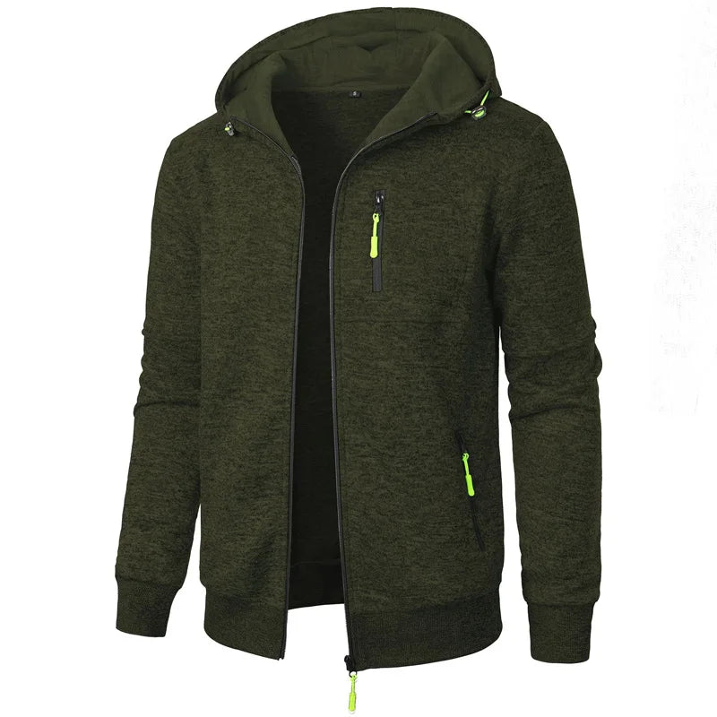 Men’s Casual Zip Hoodie Sweatshirt - The Dock Drop