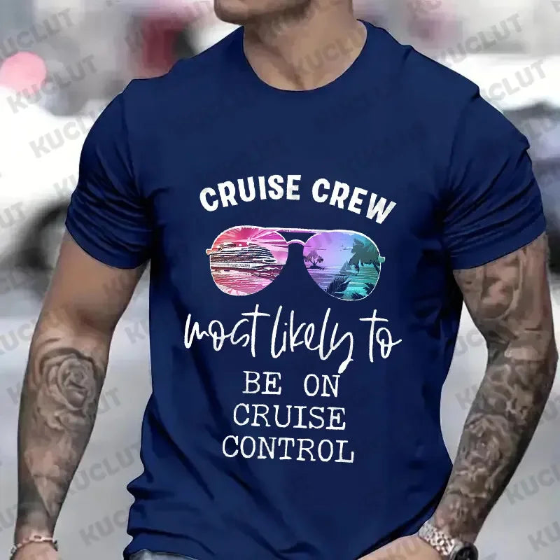 Unisex Cruise Crew Graphic T-Shirt – Vacation Party Tee