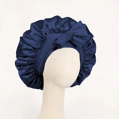 Women’s Adjustable Satin Sleep Bonnet – Tie Band