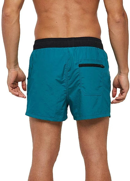 Men’s & Teens’ Quick-Dry Swim Shorts – Elastic Waist with Mesh Lining