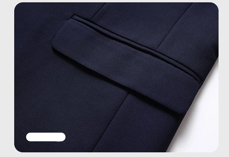 Men’s Modern Slim-Fit Blazer – Formal, Travel-Ready & Cruise-Sharp