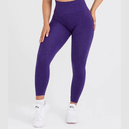 Women’s Seamless Leggings – High Waist, Stretch, Ankle Length - The Dock Drop