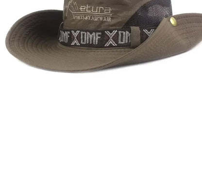 Men’s Wide-Brim Sun Hat with Mesh Vent – Cruise & Shore Ready