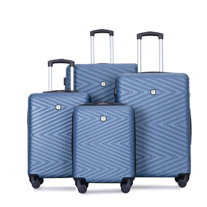 4-Piece Hardshell Spinner Luggage Set with TSA Locks