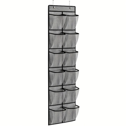 Over-the-Door Shoe Organizer (12-Pocket) – Cruise Cabin Space Saver