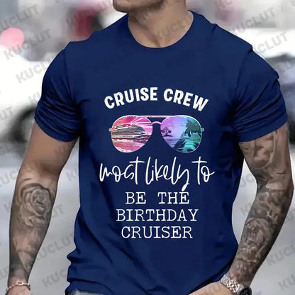 Unisex Cruise Crew Graphic T-Shirt – Vacation Party Tee