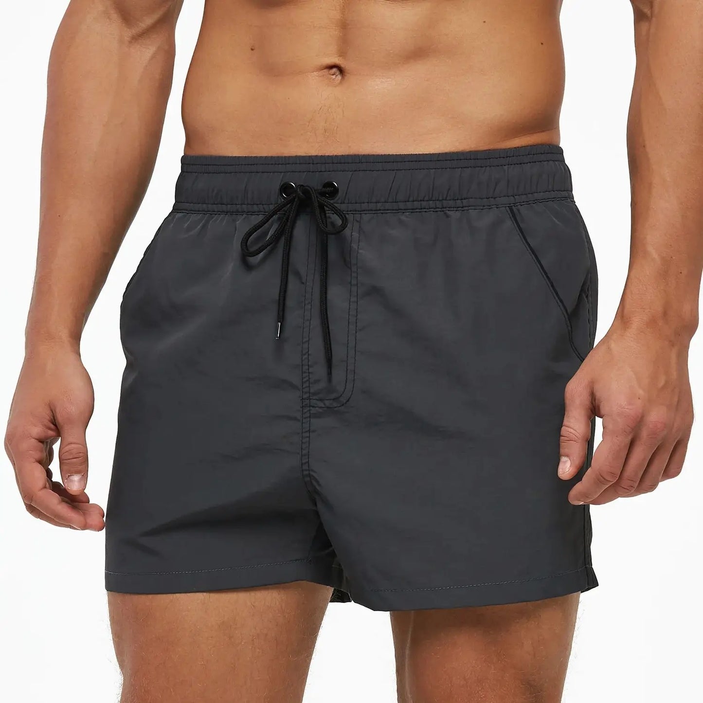 Men’s & Teens’ Quick-Dry Swim Shorts – Elastic Waist with Mesh Lining