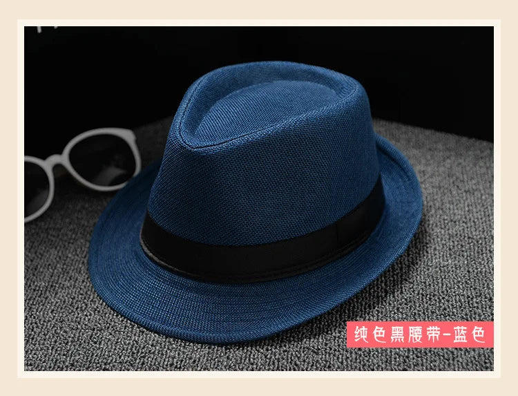 Men’s Lightweight Fedora Hat – Summer Cruise & Beach Style<