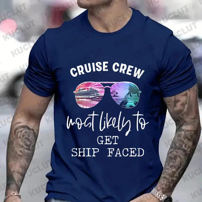 Unisex Cruise Crew Graphic T-Shirt – Vacation Party Tee