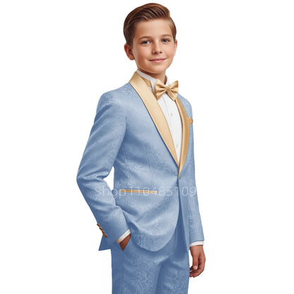 Boys' Jacquard 2-Piece Formal Suit