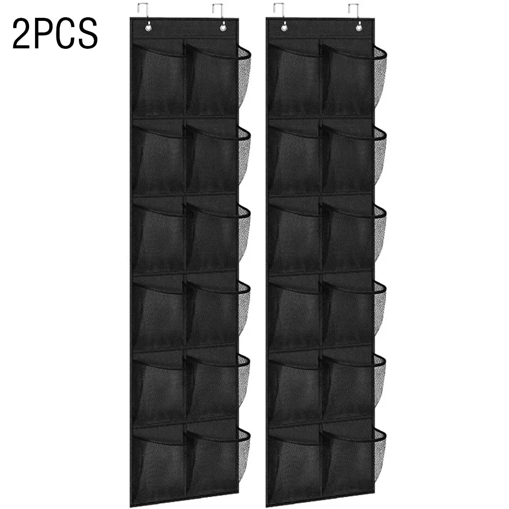 Over-the-Door Shoe Organizer (12-Pocket) – Cruise Cabin Space Saver