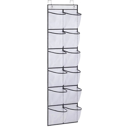 Over-the-Door Shoe Organizer (12-Pocket) – Cruise Cabin Space Saver