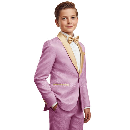 Boys' Jacquard 2-Piece Formal Suit