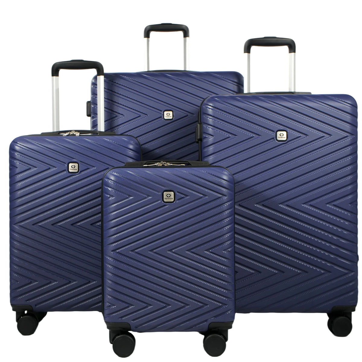 4-Piece Hardshell Spinner Luggage Set with TSA Locks
