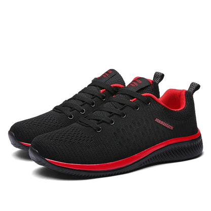 Men’s Knit Running Sneakers – Lightweight Breathable Trainers